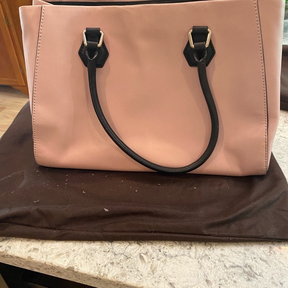 Kate Spade pink and black satchel - Picture 2 of 6